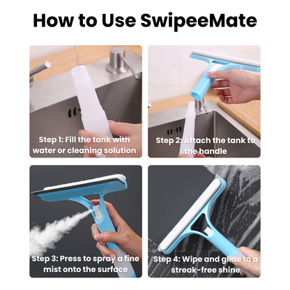 SwipeeMate - 3 in 1 Window & Surface Cleaning Tool